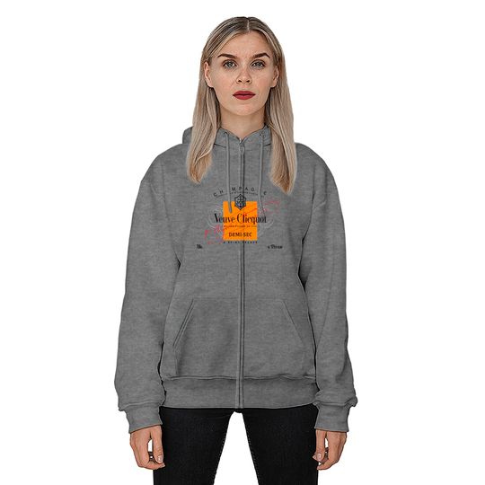 Champagne Veuve Rose Pullover Zip Hoodies, Champagne Tennis Club Shirt, Orange Champagne Ros Label, Vintage Style Tennis Tee