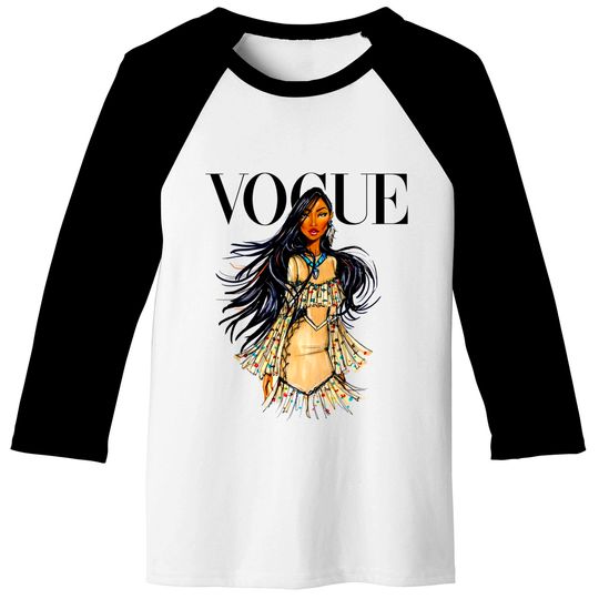 Princess Pocahontas Baseball Tees
