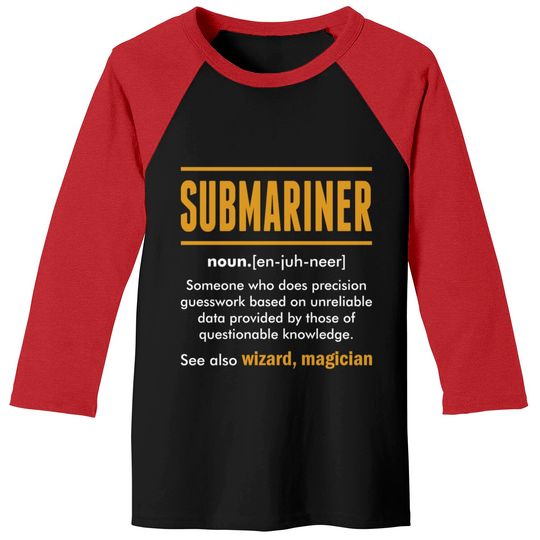 Submariner Wizard Magician Baseball Tees