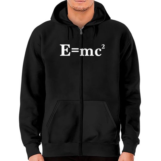 Albert einstein - E=MC2 Zip Hoodies