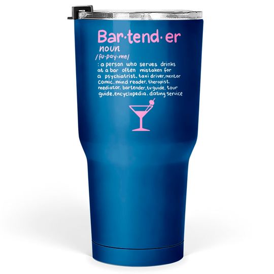 Discover Bartender Noun Definition Tumblers 30 oz Funny Cocktail B Tumblers 30 oz