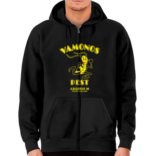 Vamonos Pest Control Logo Zip Hoodies