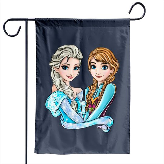 Frozen 2 Princess Elsa Anna Garden Flags