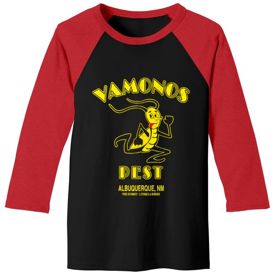 Vamonos Pest Control Logo Baseball Tees