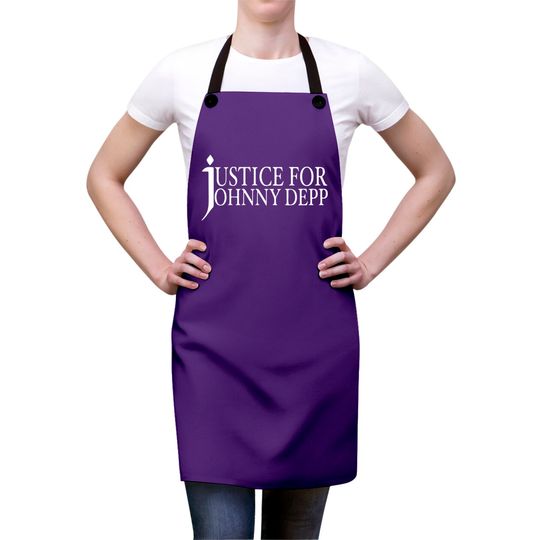 Justice For Johnny Depp Aprons, Johnny Depp Apron, Johnny Depp Apron