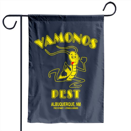 Vamonos Pest Control Logo Garden Flags