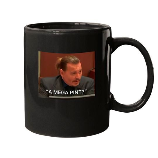 A Mega Pint Johnny Depp Mugs,Justice For Johnny Depp Mug