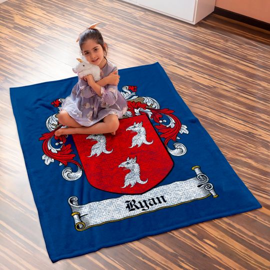 Ryan Family Crest Apparel Clothing Baby Blankets