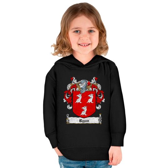 Ryan Family Crest Apparel Clothing Kids Pullover Hoodies