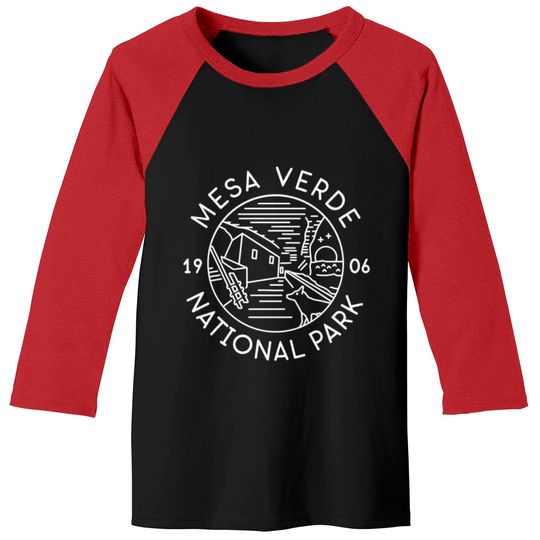 Mesa Verde National Park 1906 Colorado Baseball Tees