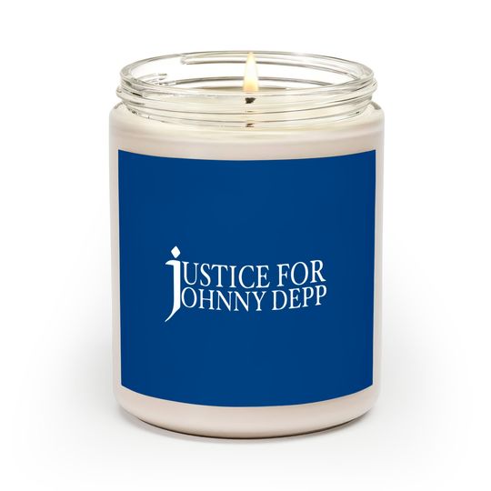 Justice For Johnny Depp Scented Candles, Johnny Depp Scented Candle, Johnny Depp Scented Candle