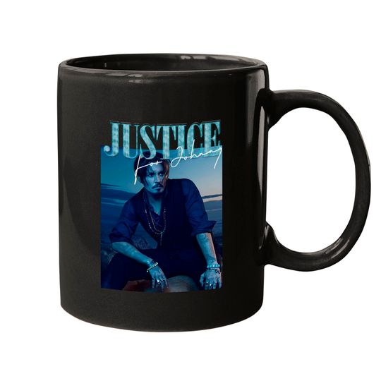 Justice For Johnny Mug, Johnny Depp Mugs, Johnny Mug, Social Justice Mug