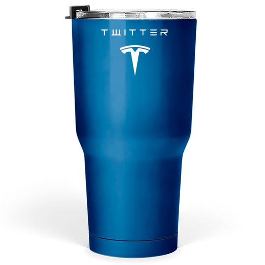 New Elon Musk Twitter Tesla Logo Tumblers 30 oz