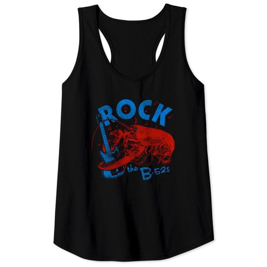 Discover The B-52's Rock Lobster White Tank Tops