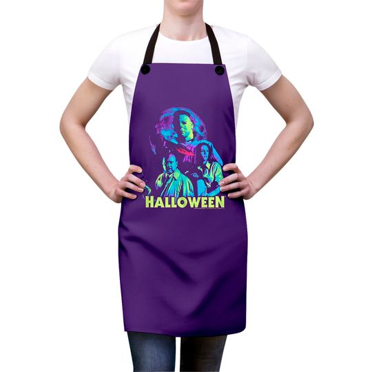 Michael Myers Horror Movie Dr. Loomis Laurie Aprons