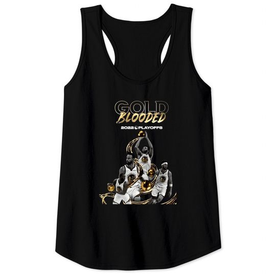 Gold Blooded Tank Tops, Warriors Gold Blooded Tank Tops