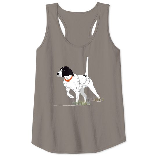 Bird Hunting Hunter English Pointer Dog Tank Tops