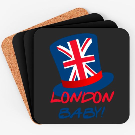 Joey s London Hat London Baby Coasters