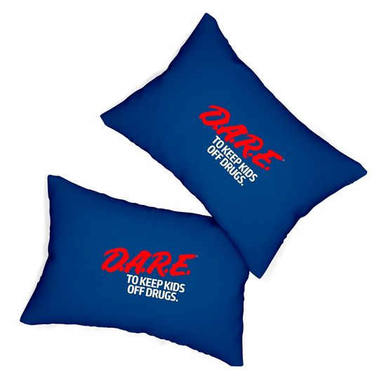 D.A.R.E. (Dare) Vintage 90's Logo Lumbar Pillows