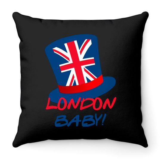 Joey s London Hat London Baby Throw Pillows