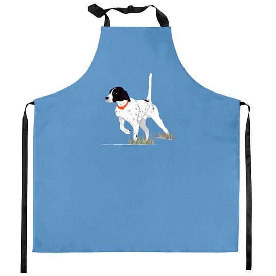 Bird Hunting Hunter English Pointer Dog Kitchen Aprons