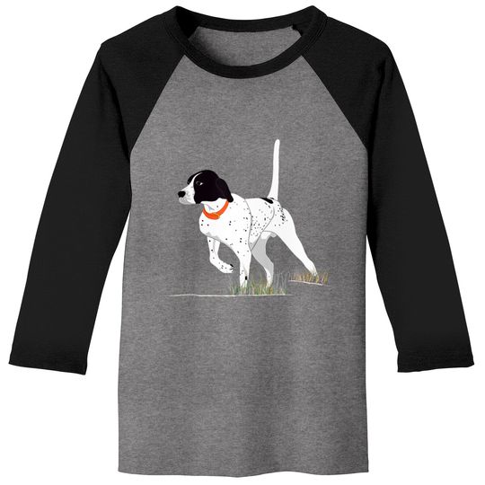 Bird Hunting Hunter English Pointer Dog Baseball Tees