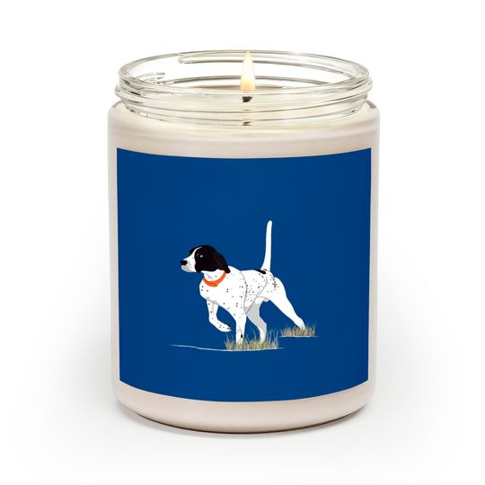Bird Hunting Hunter English Pointer Dog Scented Candles