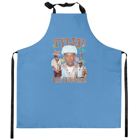 Discover Tyler The Creator Unisex Kitchen Aprons, Vintage Bootleg Graphic Kitchen Apron