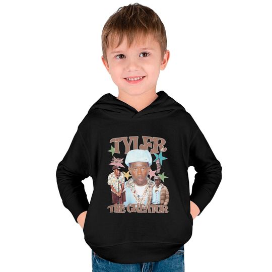 Tyler The Creator Unisex Kids Pullover Hoodies, Vintage Bootleg Graphic Tee