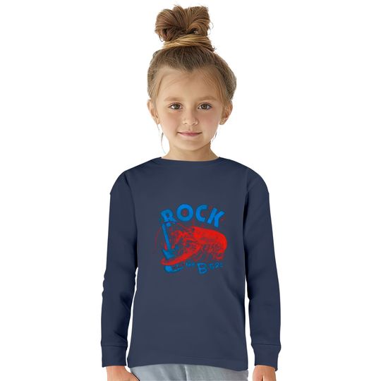 The B-52's Rock Lobster White  Kids Long Sleeve T-Shirts