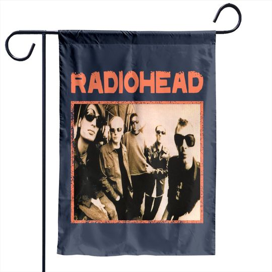 Radiohead Group Garden Flag Prtin Art Garden Flags