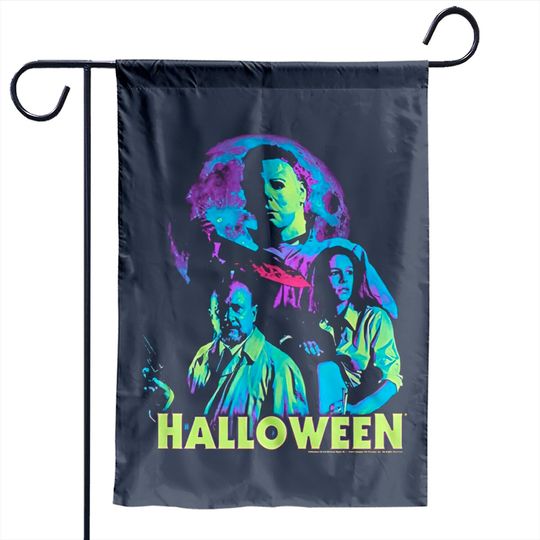 Michael Myers Horror Movie Dr. Loomis Laurie Garden Flags