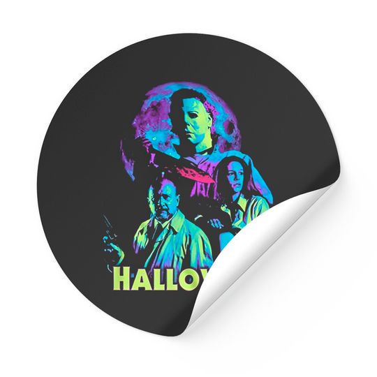Michael Myers Horror Movie Dr. Loomis Laurie Stickers