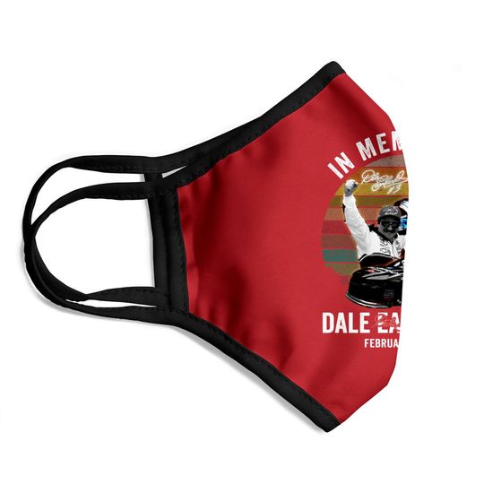 In Memory Of Dale Earnhardt Signature Face Masks, Dale Earnhardt Face Mask Fan Gifts, Dale Earnhardt Number 3 Face Mask, Dale Earnhardt Vintage Face Mask