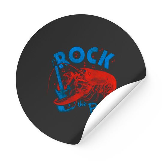 Discover The B-52's Rock Lobster White Stickers