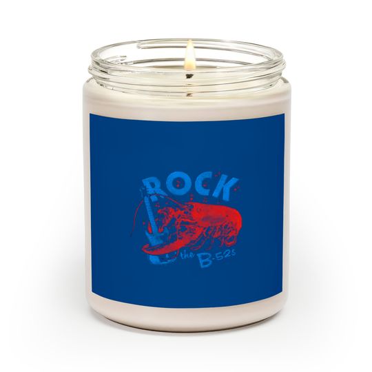 The B-52's Rock Lobster White Scented Candles