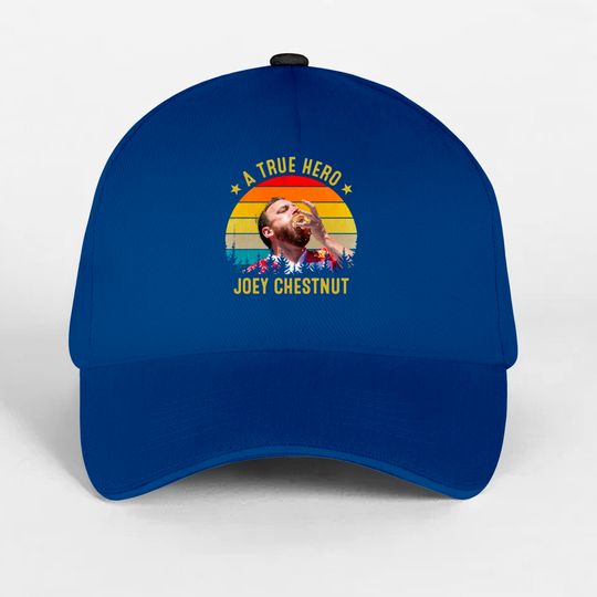 A True Hero Funny Joey Chestnut Vintage Retro Clas