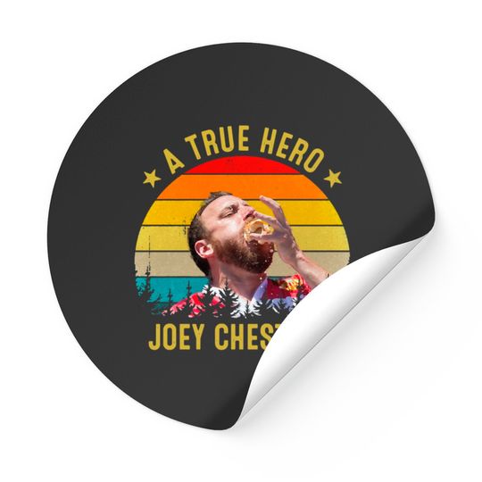 A True Hero Funny Joey Chestnut Vintage Retro Clas