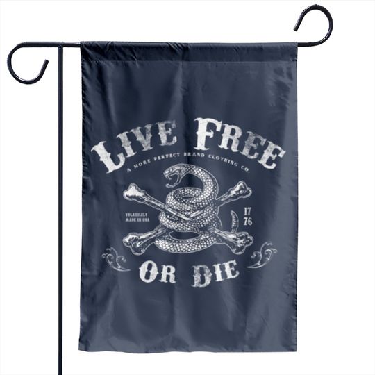 Live Free or Die 02 Garden Flags