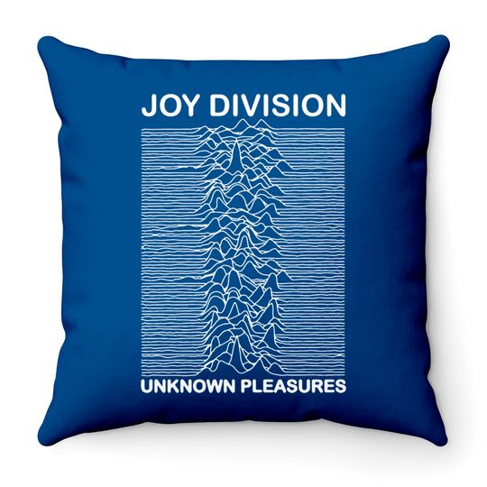 Discover Joy division unknown pleasures Throw Pillow Throw Pillows