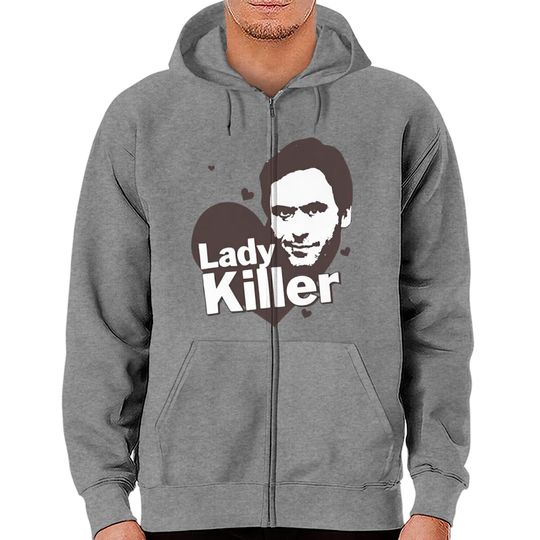 Ted Bundy Lady Killer - Serial Killer Range Zip Hoodies