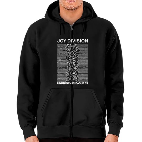 Joy division unknown pleasures tee Zip Hoodies