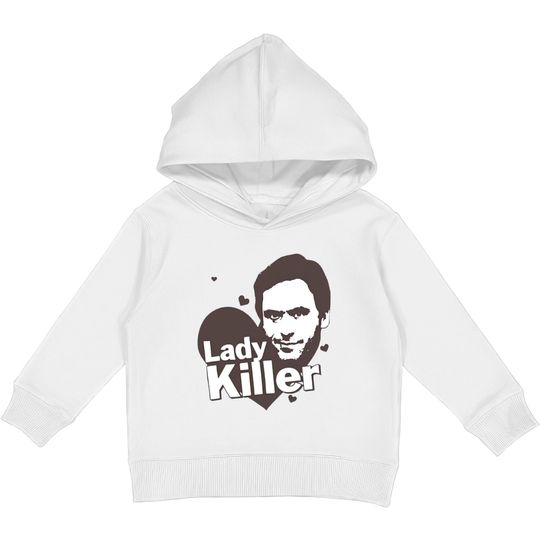 Ted Bundy Lady Killer - Serial Killer Range Kids Pullover Hoodies