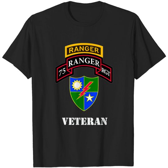 Veteran Gift-Army Ranger Shirt 75th Ranger Shirt V T-shirt