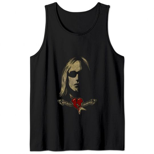 Tom Petty & The Heartbreakers Ladies Tank Tops: Shades  Logo