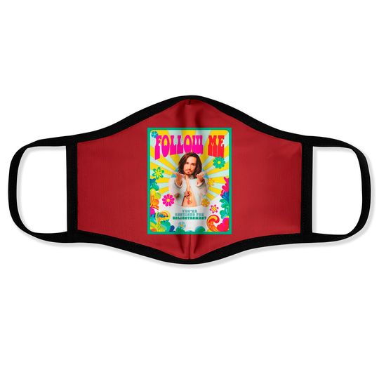 Follow Me Klaus Hargreeves Face Masks - Destiny's Children | Klaus cult | Robert Sheehan | Umbrella Academy Face Masks