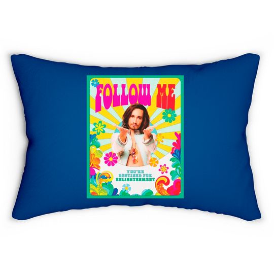 Follow Me Klaus Hargreeves Lumbar Pillows - Destiny's Children | Klaus cult | Robert Sheehan | Umbrella Academy Lumbar Pillows
