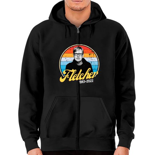 RIP Andy Fletcher Zip Hoodies, Andy Fletcher Depeche Mode Founding Member