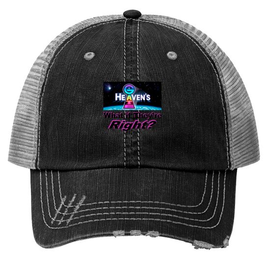 Heaven's Gate What If Theyre Right? Bundle | Trucker Hat, Enamel Pin & Away Team patch