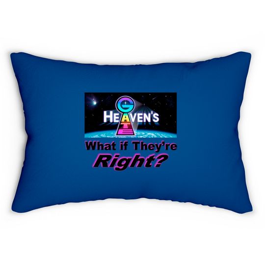 Discover Heaven's Gate What If Theyre Right? Bundle | Lumbar Pillow, Enamel Pin & Away Team patch
